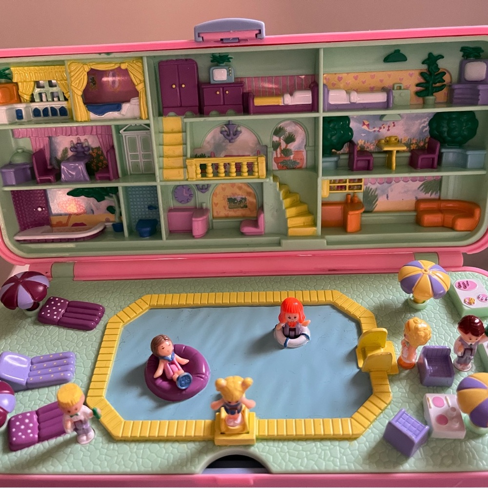 1989 Polly Pocket Pool Party Playset